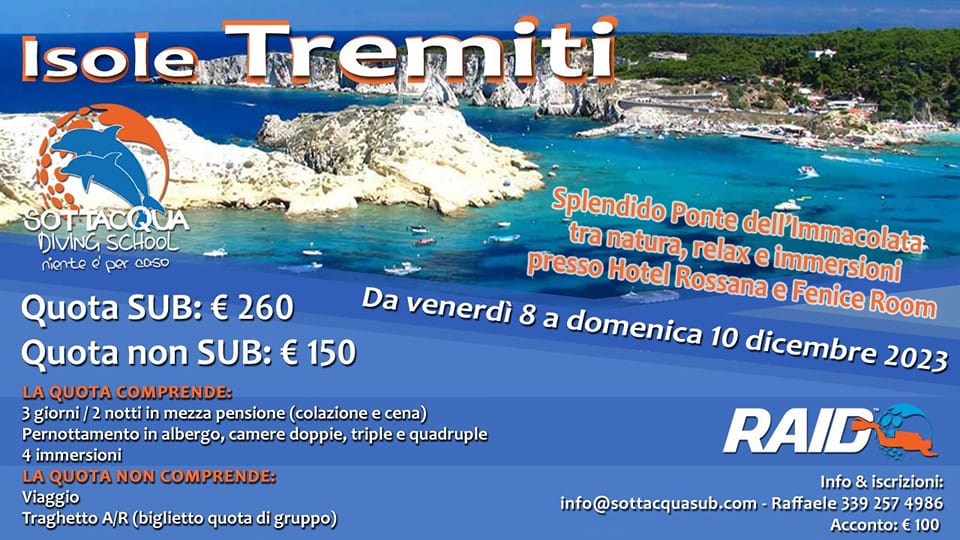 Ponte dell'Immacolata alle Isole Tremiti