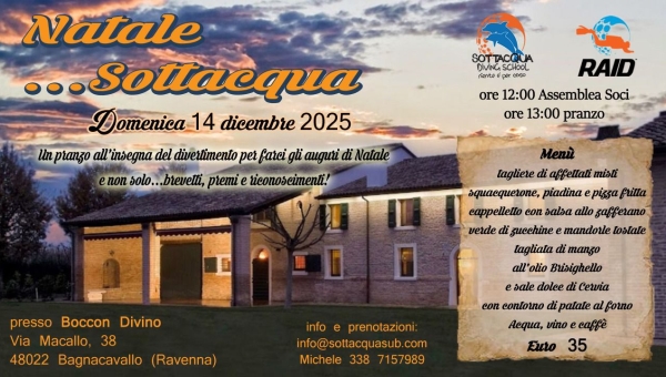 Pranzo degli Auguri di Natale ...Sottacqua