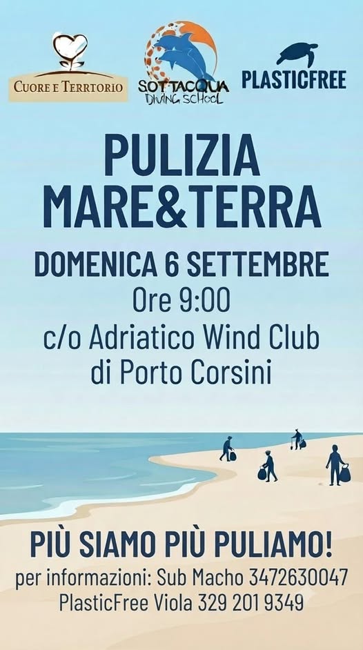 PULIZIA MARE &amp; TERRA  2026 - 6 settembre
